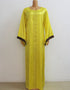 Dubai Maxi Bazin Abaya with Long Sleeves and African Design